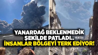 Yanardağ beklenmedik şekilde patladı.. İnsanlar bölgeyi terk ediyor!