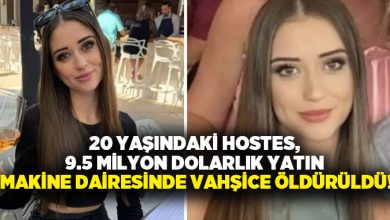 20 yaşındaki hostes, 9.5 milyon dolarlık yatın makine dairesinde vahşice öldürüldü!