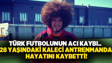Türk futbolunun acı kaybı.. 28 yaşındaki kaleci antrenmanda hayatını kaybetti!