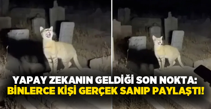 Yapay zekanın geldiği son nokta: Binlerce kişi gerçek sanıp paylaştı!