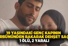 19 yaşındaki genç, kapının dürbününden bakarak dehşet saçtı: 1 ölü, 2 yaralı