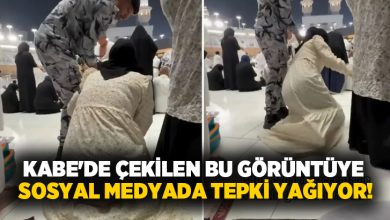 Kabe’de çekilen bu görüntüye sosyal medyada tepki yağıyor!