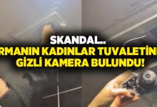 Skandal.. Firmanın kadınlar tuvaletinde gizli kamera bulundu!