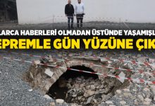 Yıllarca haberleri olmadan üstünde yaşamışlar.. Depremle gün yüzüne çıktı!
