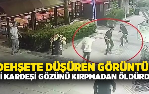Dehşete düşüren görüntü: İki kardeşi gözünü kırpmadan öldürdü!